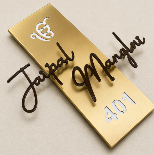Flat Nameplate