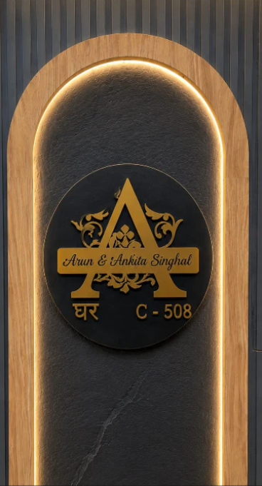 Flat Nameplate Round nameplate