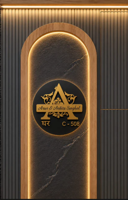 Flat Nameplate Round nameplate