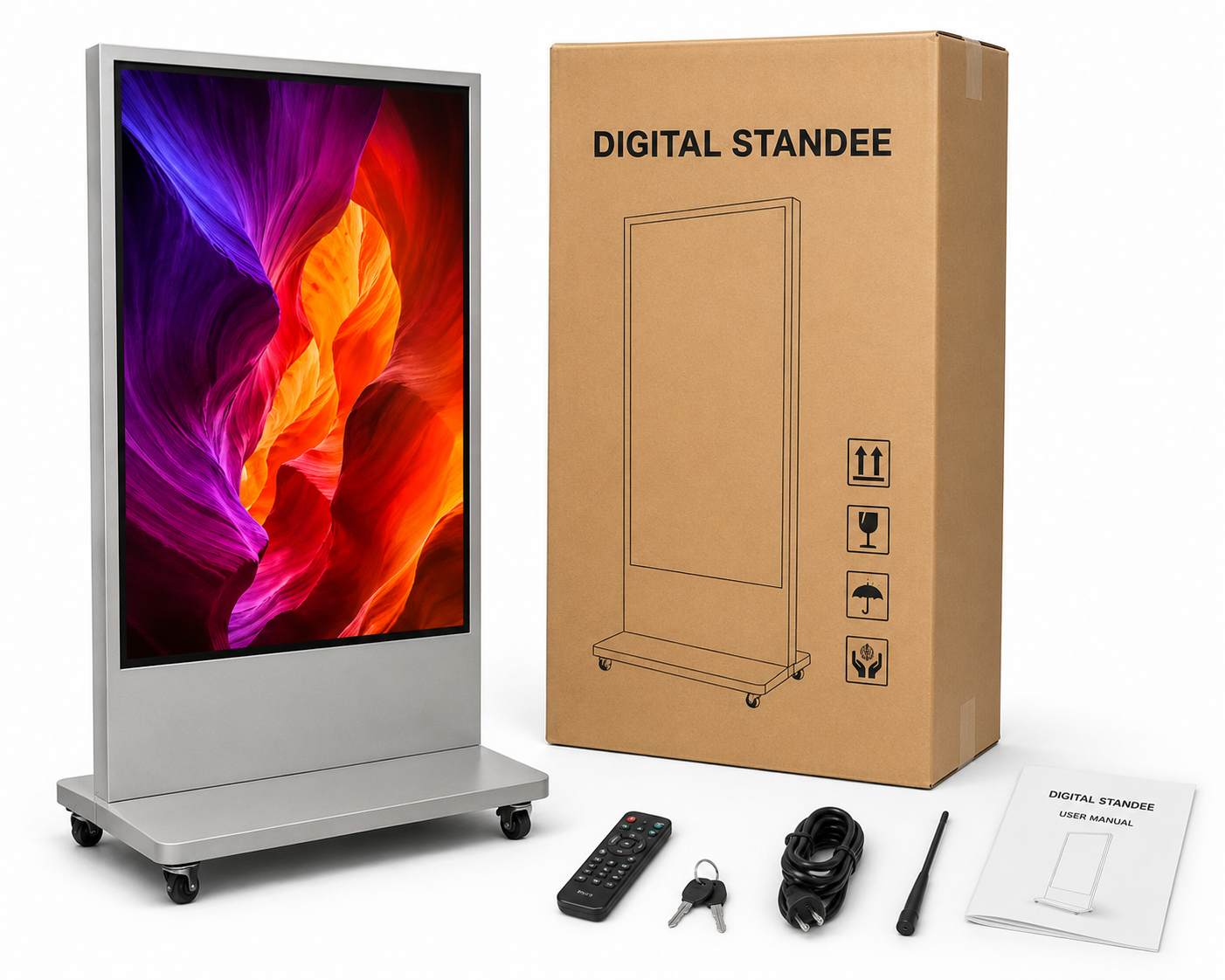 Outdoor Digital Standee Display for Business Advertising & Promotions