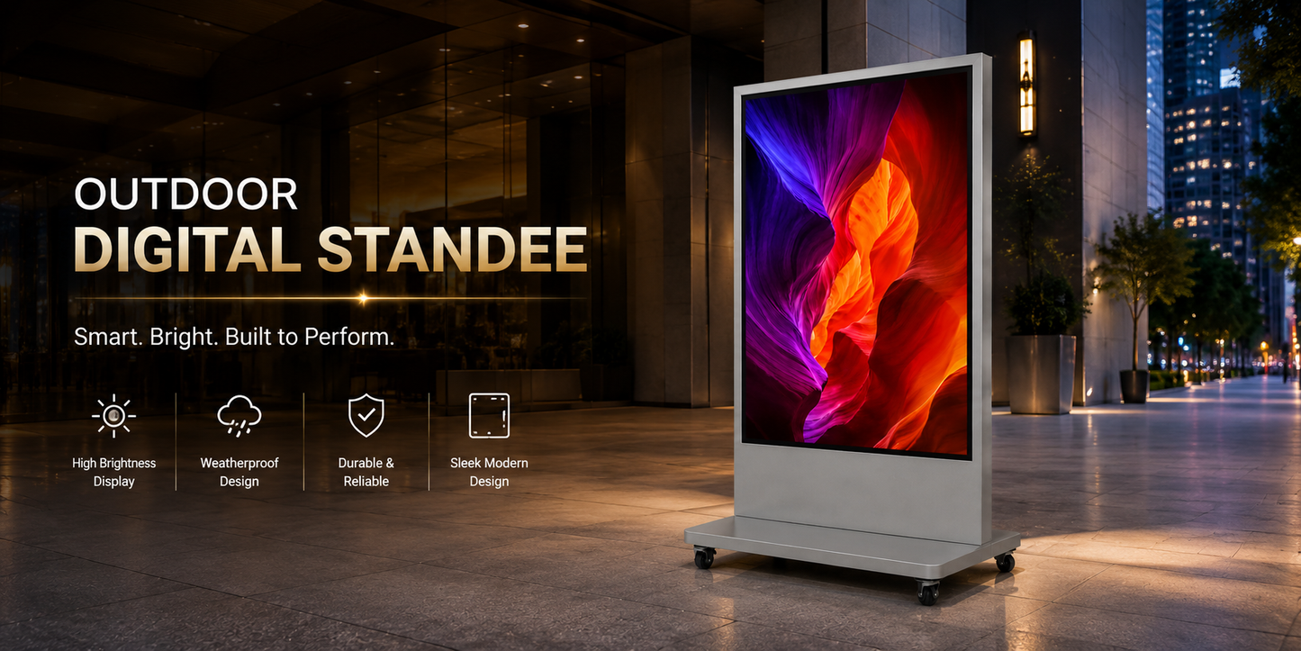 Outdoor Digital Standee Display for Business Advertising & Promotions